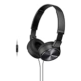 Sony MDR-ZX310AP Cuffie con Microfono, Nero