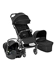 Graco - MYAVO™ TRIO - Passeggino leggero con chiusura veloce (0-22 kg), seggiolino auto per neonati (da 40 a 75 cm), navicella (mx. 9 kg); colore Midnight
