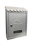 Kippen 10005BS - Cassetta Postale Modello "IRON" di Colore Silver. Dimensioni: 300x210x70mm.