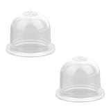 2 Lampadine di Ricambio Carburatore, Lampadina di Avviamento per Carburatore in Plastica Trasparente Lampadina della Pompa per Walbro Soffiatore e Decespugliatore a Benzina