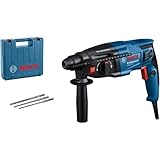 Bosch Professional Martello perforatore GBH 2-21 (con SDS plus, incl. 3 punte SDS plus (6/8/10 mm), impugnatura supplementare, panno, asta di profondità, in valigetta)