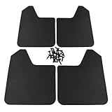 YYTERI 4 Pezzi Paraspruzzi Auto, per Alfa Romeo Junior 2024 2025, Parafanghi Anteriori O Posteriori, Parafanghi Protettivi Schizzi Pneumatici