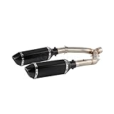 For Yamaha XT 660 2008-2017 Tenere 660 XT660Z XT660 Tubo Collegamento collettori di Scarico Moto (G)