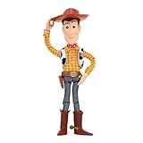 Disney Store Official Action figure interattiva parlante di Woody, Toy Story, 39 cm, pupazzo di cowboy con un repertorio di 15 frasi in inglese, interagisce con altri personaggi, dai 3 anni in su