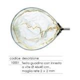 SPORT FISHING Testa GUADINO con INNESTO A Vite 42 cm 46 X 40 Maglia 2 X 2