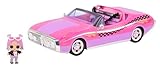 L.O.L. Surprise! City Cruiser - Auto sportiva rosa e viola con caratteristiche favolose e un'esclusiva bambola BEEPS - Età 4+