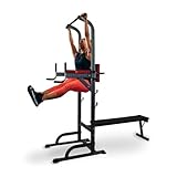 Mobiclinic® fitness, Stazione per esercizi, 9 in 1, Domifit, 8 altezze regolabili, Panca reclinabile, Multifunzionale, Antiscivolo, Imbottita