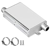 Silenziatore Scarico, Silenziatore per Tubo di Scarico da 22mm, Silenziatore del Riscaldatore di Parcheggio in Acciaio inox, Per Tubo per Tubo di Scarico del Riscaldatore Diesel