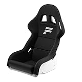Fanatec ClubSport GT Sim Racing Cockpit Seat – Resistenza e Rigidità, Scocca Rinforzata con Fibra, Imbottita Schiuma, Tessuto Traspirante, Supporto Lombare – Bianco