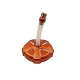 Tappo per serbatoio del carburante, in alluminio CNC, compatibile con KTM SX SXF XC 125 150 250 300 350 450 2016-2018 Pit Dirt Bike, tappo del serbatoio del carburante (arancione)