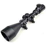 Topolenashop Mirino Ottico 3-9x56EG per Fucile e Carabina, Nero, Reticolo Illuminato