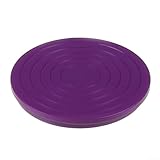 Alzata girevole per decorazione torte, piatto girevole per decorazione torte senza sforzo (viola)