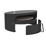 Barbecook forno a legna per pizza Dynamic centre 36 cm di superficie di cottura, compatibile con il bbq a legna aperto Nestor, 51,5 x 46 x 27,5 cm