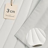 TENDEEVOLUTION - Ecopelle Nautica per Cuscineria Barca Trapuntata, Tessuto Impermeabile al Metro, Altezza Pezza 140 CM Bianco. Finta Pelle Rivestimento Nautico, Similpelle per Tappezzeria