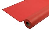 Pro Nappe - Cod. R785009I - Tovaglia monouso in tessuto non tessuto Spunbond - Rotolo 1,20 x 50 Mt - Materiale antistrappo, idrorepellente e facile da pulire - Rosso
