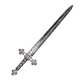 Boland 44049 – Spada da cavaliere, lunghezza 72,5 cm, arma giocattolo, finocchio, plastica, colino, nero, cavaliere, carnevale, carnevale, fast notte, Halloween, festa a tema