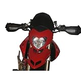 FABBRI cupolino moto nero NAKED-SPORT-TOURING compatibile con DUCATI HYPERMOTARD 796 2007-2012