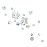 Fiori di ciliegio Adesivi da parete tridimensionali adesivi da parete in acrilico adesivi artistici adesivi adesivi adesivi per piastrelle a specchio decalcomanie per camera da letto bagno decorazione