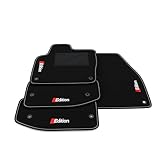 Kit Tappetini Auto compatibili con Land Rover Range Rover Evoque Cabrio 2016-2025 | Set Tappeti in Moquette, ricamo ☐Edition, Tappeto auto su misura