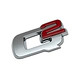 Lettere Stemma per Alfa Romeo 147 159,Lettere Adesivo Emblema Logo Bagagliaio Posteriore Ricambio Distintivo ABS Accessori Decorazione Styling Auto,Silver-Q2