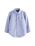 Next Ragazzo Camicia Oxford a Maniche Lunghe Blue Character 4 Anni
