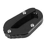 OUKENS Cavalletto per Moto, Supporto per Piastra Cavalletto Laterale per Moto Ingrandisci Estensione per Cavalletto per Triumph Bonneville T100/T120(Nero)