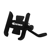 Porta Cellulare, Manubrio GPS Supporto For Telefono Regolabile In Alluminio For Kymco Like 150 200i XCiting 250 300 400i 400S 500 X-Town 300i Downtown (Color : Black, Size : Mirror Type)