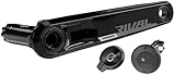SRAM pedivella quarq rival strada alluminio 172,5mm sinistra dub WIDE nero