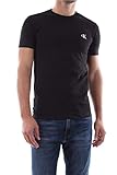 Calvin Klein Ck Essential Slim Tee J30j314544 Top in maglia a maniche corte, Nero (Ck Black), S Uomo