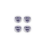 Lancia 21254 Adesivi 3D Ufficiali Logo 9 mm, 4 Pezzi