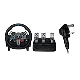 Logitech G G29 Driving Force volante da corsa e pedali, Spina di alimentazione britannica - Nero