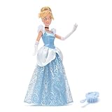 Disney Store Official Bambola classica Cenerentola, 29 cm, bambola snodabile con un meraviglioso vestito blu; spazzola per capelli giocattolo inclusa. Prodotto adatto per bambini dai 3 anni in su
