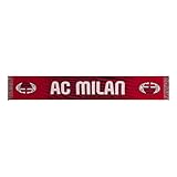 AC Milan, Sciarpa Ufficiale, Jacquard, Acrilico, Taglia unica, Grafica
