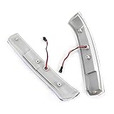 Mulcort 1 Paio di specchietti retrovisori per Auto Specchietto retrovisore Specchio Laterale LED Sostituzione Lampada per Chevrolet Captiva 2007-2014