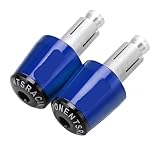 Stabilizzatori Manubrio Per Y&amaha DT125 DT 125 DT 125 1987-2005 Motociclette Manopole Manubrio Tappo Peso Parti Anti Vibrazione Estremità Spina(Blue Black)