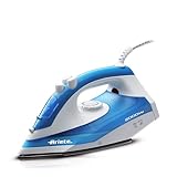 Ariete 6234 Steam Iron - Ferro da stiro con piastra in teflon - Colpo vapore 140 gr/min - Serbatoio 250 ml - 2000 W - Bianco e Azzurro