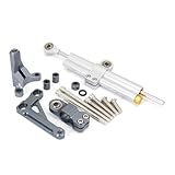 TIMJAN Ammortizzatore di Sterzo per Moto per H&Onda CB 1000 R CB 1000R Cb1000r CB1000R 2018-2023 CNC Ammortizzatori di Sterzo Moto Stabilizzare Ammortizzatore Staffa Kit di Montaggio(Set 16)