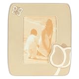 THUN, Portafoto in Ceramica Decorata a Mano, Versione Grande, Linea Iconic Elegance, Idea Regalo per la Casa, 22.5 x 26 x 2 cm, Spazio Foto 17 x 12.5 cm