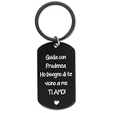 GEBETTER Portachiavi per Auto Macchina Fidanzato Regalo per Lui Natale, Idee Regalo Uomo Amore Anniversario Compleanno Regalo San Valentino Lui Marito