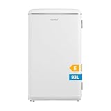 COMFEE' RCD93WH2EURT(E) Frigorifero Monoporta 93L, Design Retrò, Controllo Temperatura Regolabile, Adatto per Casa, Ufficio e Altre Applicazioni Domestiche, Colore Bianco