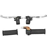 OUKENS Set leve freno frizione, moto universali 22mm Sinistra Destra Twist Manopole Acceleratore Acceleratore Kit per 47cc 49cc 2 Tempi Dirt Bike