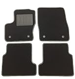 ASC Tappetini Auto Compatibili con Ford Kuga II Serie 2012-2019, Moquette con Bordo Antiscivolo, Battitacco in Gomma