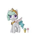 My Little Pony Magical Kiss Unicorno Principessa Celestia, Unicorno Interattivo Figura con 3 Sorprese - Giocattolo musicale per bambini che si muove, si illumina E9107