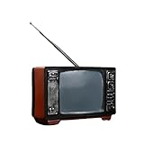 ESTINTENG Radio vintage in stile antico, decorazione per casa, soggiorno, scrivania, libreria, mensola, regalo creativo, televisione