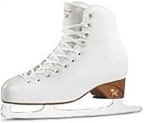 L'Estek Skates - Risport - Risport Antares Bianco+Lame Grado 2 - Pattinaggio su Ghiaccio (Bianco, 280/42)