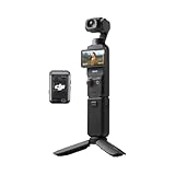 DJI Osmo Pocket 3 Creator Combo, fotocamera digitale con CMOS da 1'' e video 4K/120fps, stabilizzazione a 3 assi, tracciamento volti/oggetti, messa a fuoco rapida, microfono incluso, vlog camera