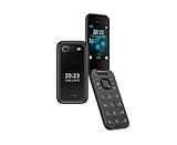 Nokia 2660 Flip - Telefono Cellulare 4G Dual Sim, Tasti Grandi, Tasto SOS, Fotocamera, Bluetooth, Radio FM Wireless e lettore mp3, Ampia batteria, Nano SIM, Nero, Display 2.8" [Italia]