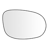 SENZEAL Vetro Specchio Retrovisore Riscaldabile Lato Passeggero per Ford KA MK2 2008-2016 (Destro)