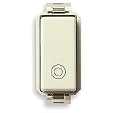 Vimar 0R08235 8000 Interruttore a pulsante 1P NO 10A 250 V, generico, dimensione 2,2x5.01x3,5 cm, bianco