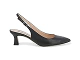 Melluso Décolleté Slingback Tacco Rocchetto Tomaia Nappa 37 / Nero